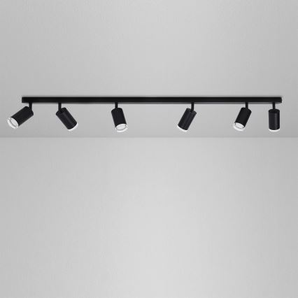 Brilagi - Badezimmerstrahler SELE 6xGU10/30W/230V IP44 schwarz