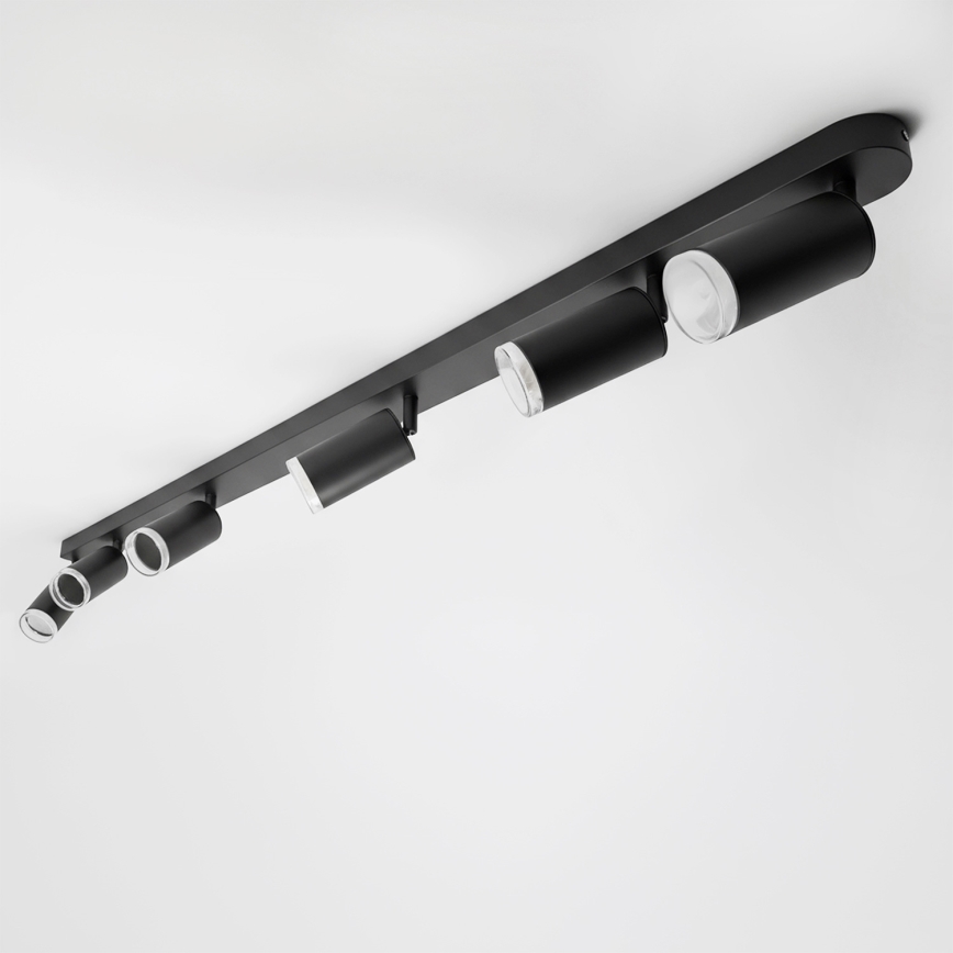 Brilagi - Badezimmerstrahler SELE 6xGU10/30W/230V IP44 schwarz