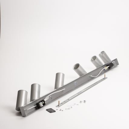 Brilagi - Badezimmerstrahler SELE 6xGU10/30W/230V IP44 silbern