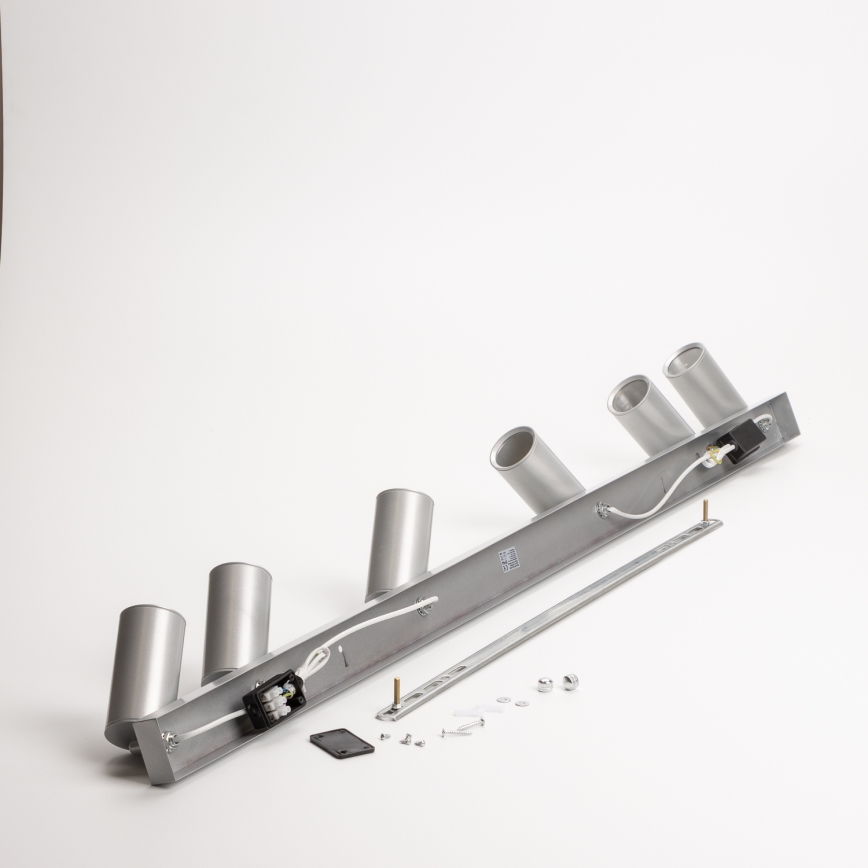 Brilagi - Badezimmerstrahler SELE 6xGU10/30W/230V IP44 silbern