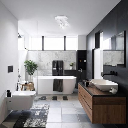 Brilagi - Badezimmerstrahler SELE AQUA 4xGU10/30W/230V IP44 weiß