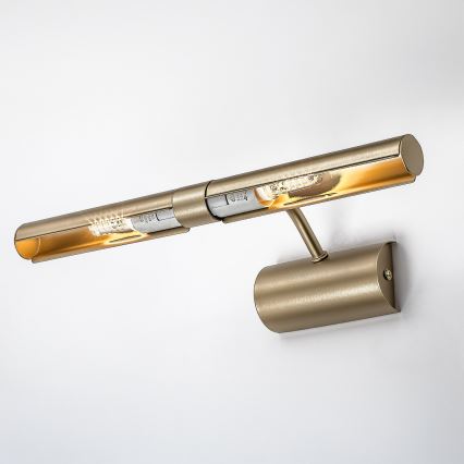 Brilagi - Bilderleuchte DANAE 2xE14/40W/230V goldfarben