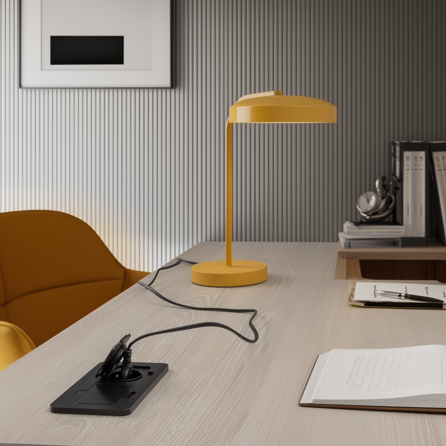 Brilagi - Bodeneinbaudoppelsteckdose für den Außenbereich IP55, schwarz, rechteckig