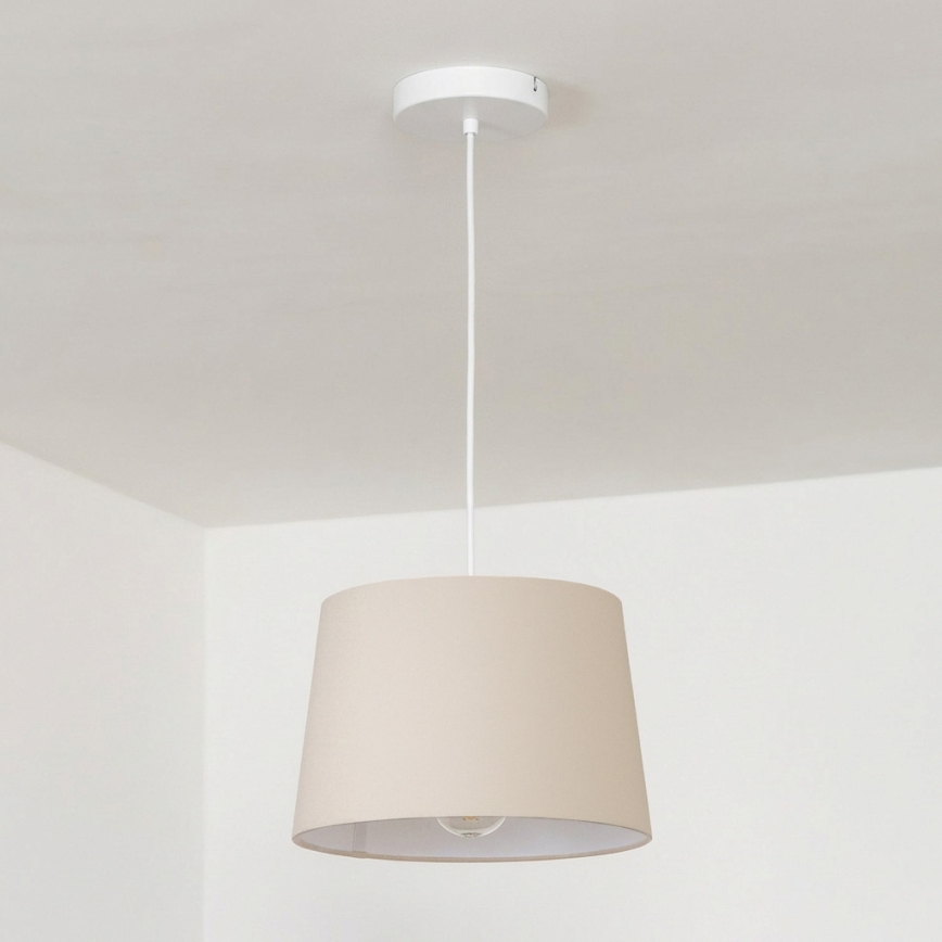 Brilagi - CERIA LED-Hängeleuchte an Kabel 1xE27/40W/230V Ø 30 cm beige