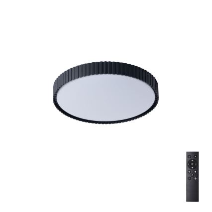 Brilagi - LED-dimmbare Deckenleuchte CORVO LED/54W/230V 3000-6000K schwarz Ø 40 cm + Fernbedienung