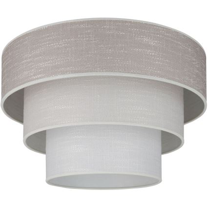 Brilagi - Deckenleuchte ALASKA LUNETA 1xE27/15W/230V d 45 cm grau/cremefarben