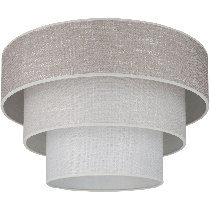 Brilagi - Deckenleuchte ALASKA LUNETA 1xE27/15W/230V d 45 cm grau/cremefarben