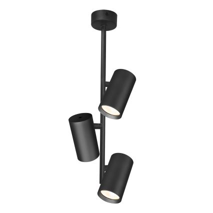 Brilagi - Deckenleuchte an Stange SELE VERTICAL 3xGU10/30W/230V schwarz