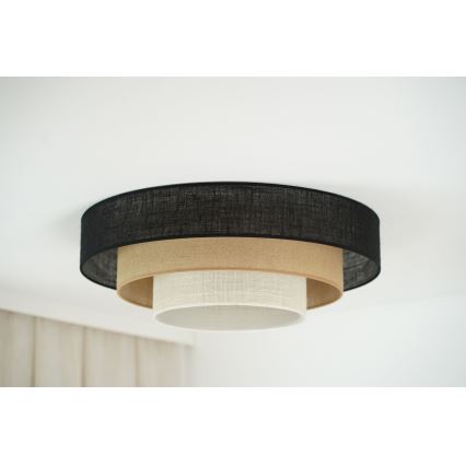Brilagi - Deckenleuchte ASPEN LUNETA LED/12W/230V Ø 60 cm 3000K/4000K/6400K schwarz/beige/creme