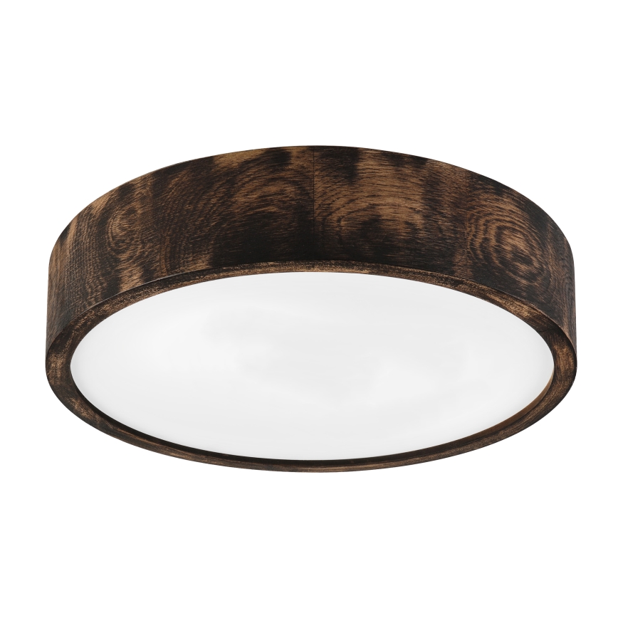 Brilagi - Deckenleuchte CARVALHO SMOKEY 2xE27/60W/230V Eiche Ø 37,5 cm