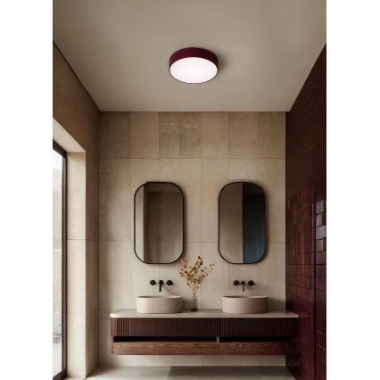 Brilagi - Deckenleuchte CLARE 3xE27/40W/230V Ø 40 cm burgunderrot