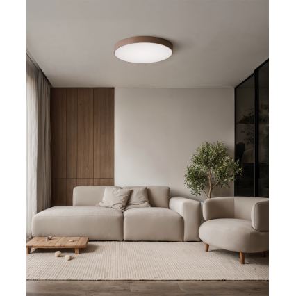 Brilagi - Deckenleuchte CLARE 4xE27/40W/230V Ø 50 cm braun