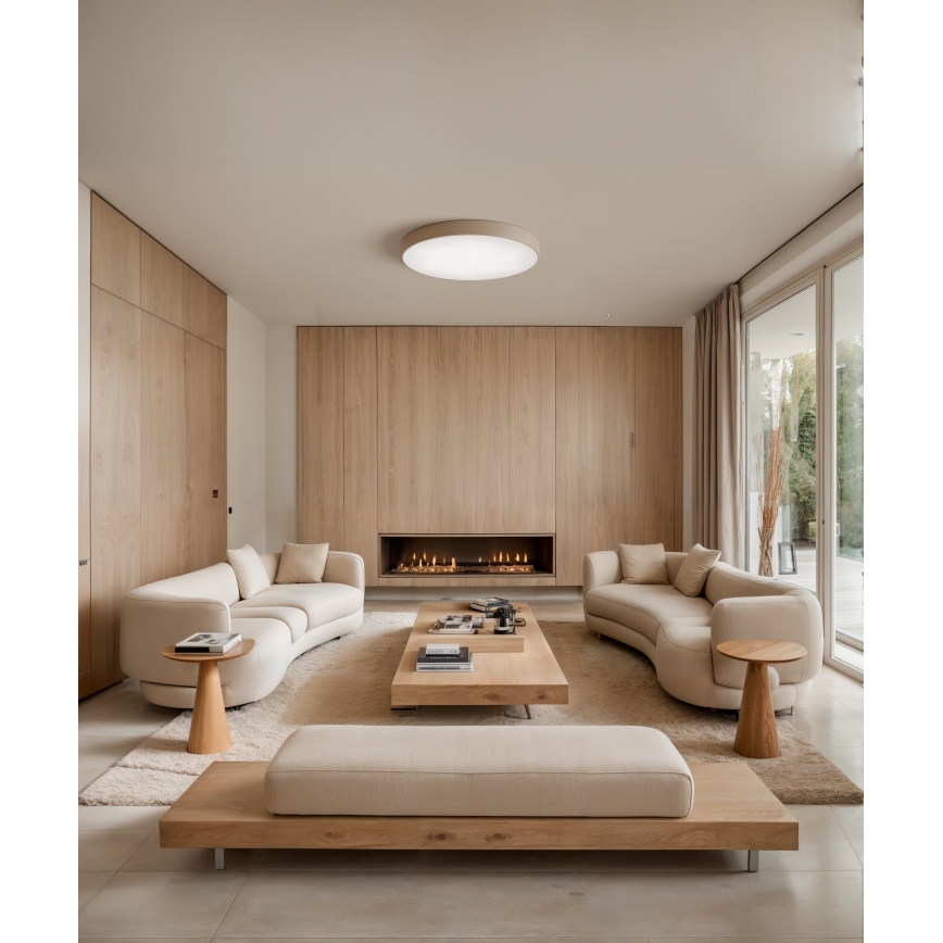 Brilagi - Deckenleuchte CLARE 5xE27/24W/230V d 60 cm beige