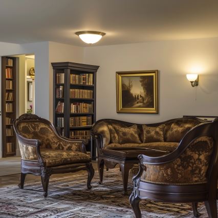 Brilagi - Deckenleuchte CLASSIC 3xE27/60W/230V bronzen