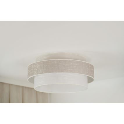 Brilagi - Deckenleuchte DOVER SPACE LED/12W/230V Ø 50 cm 3000K/4000K/6400K grau/creme