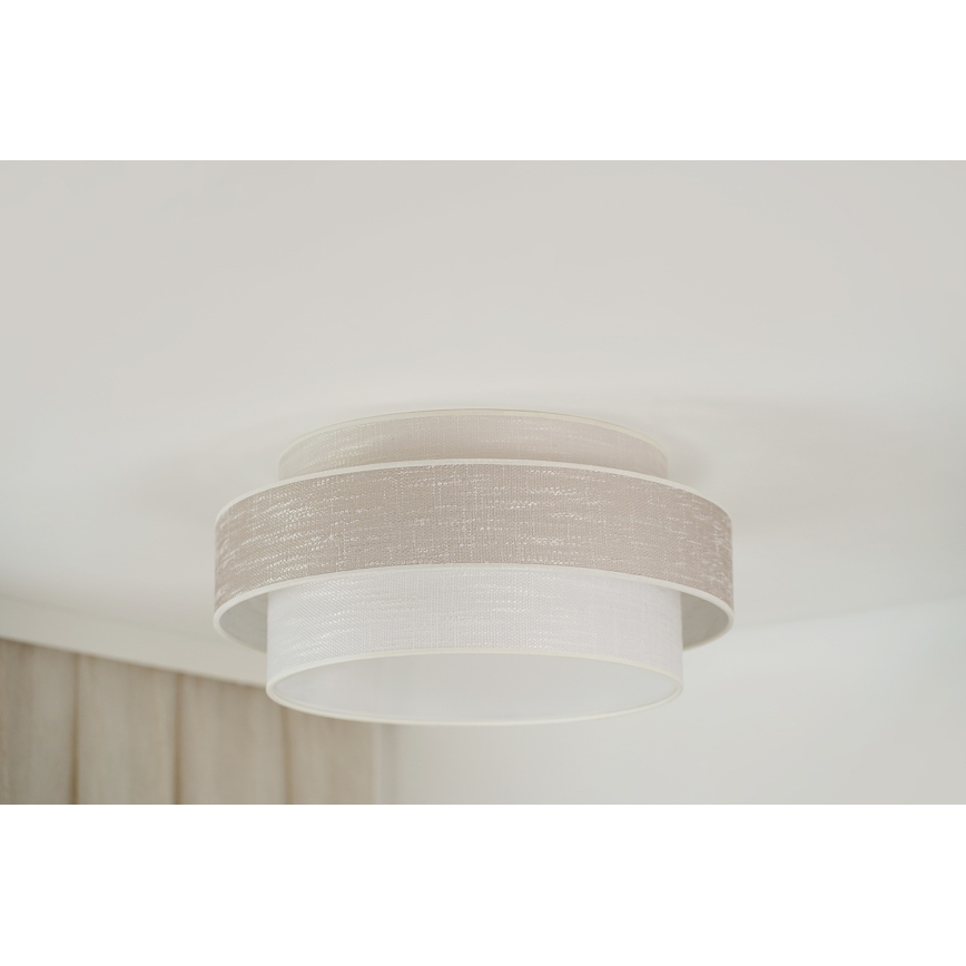 Brilagi - Deckenleuchte DOVER SPACE LED/12W/230V Ø 50 cm 3000K/4000K/6400K grau/creme