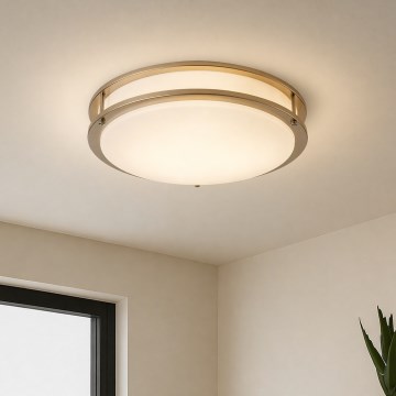 Brilagi - Deckenleuchte ELARO 4xE27/40W/230V Ø 41 cm goldfarben
