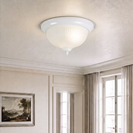 BRILAGI - Deckenleuchte FRESCO 2xE27/40W/230V Ø 28 cm weiß