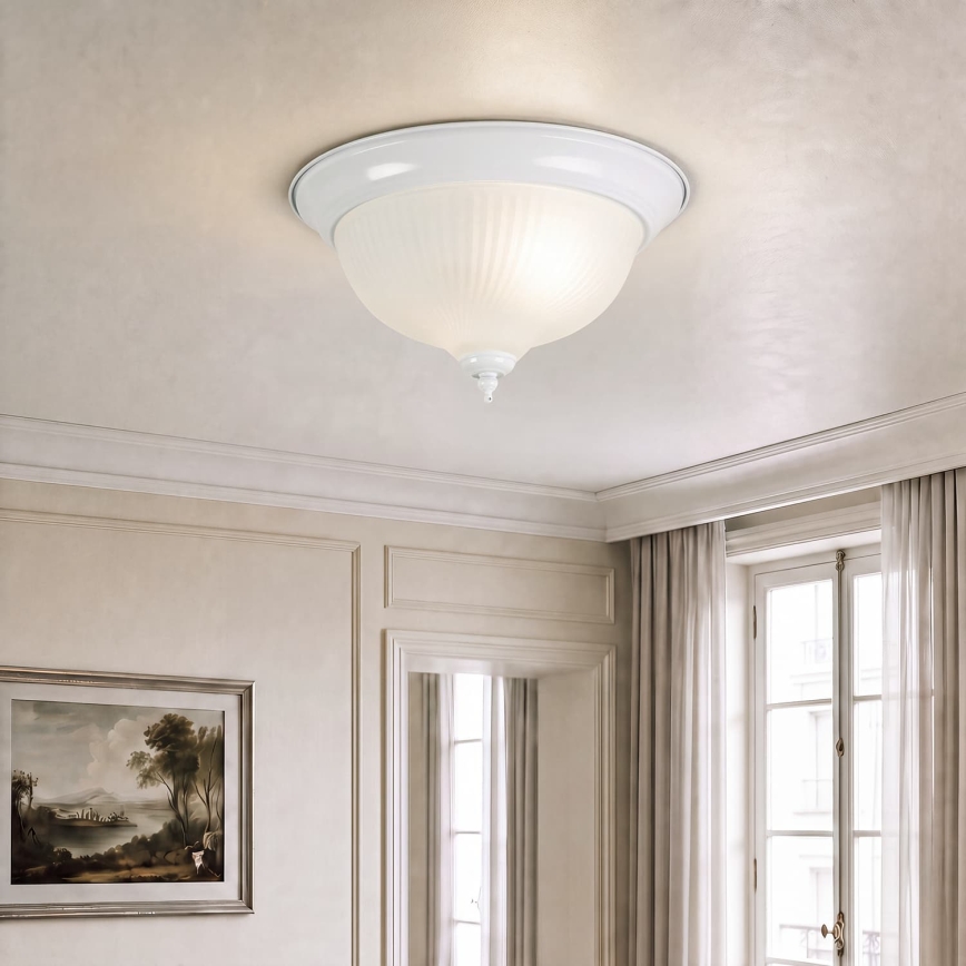 BRILAGI - Deckenleuchte FRESCO 2xE27/40W/230V Ø 28 cm weiß