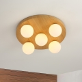 BRILAGI - Deckenleuchte LUND WOOD 5xG9/9W/230V Ø 40 cm Holz
