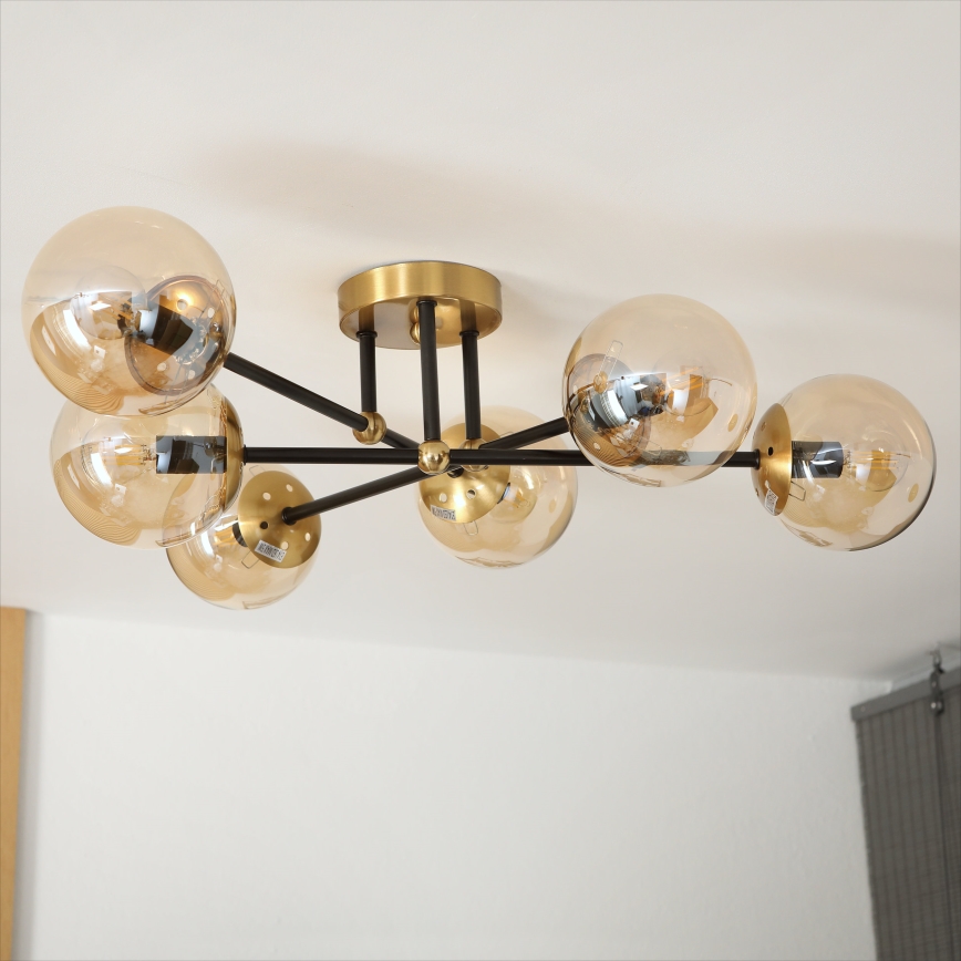 Brilagi - Deckenleuchte MALIVA 6xE14/15W/230V goldfarben