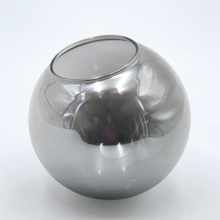 Brilagi - Deckenleuchte MALIVA 6xE14/15W/230V mattchrom/rauchglas