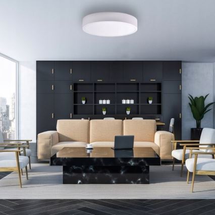 Brilagi - Deckenleuchte mit Sensor CLARE 5xE27/24W/230V Ø 60 cm weiß