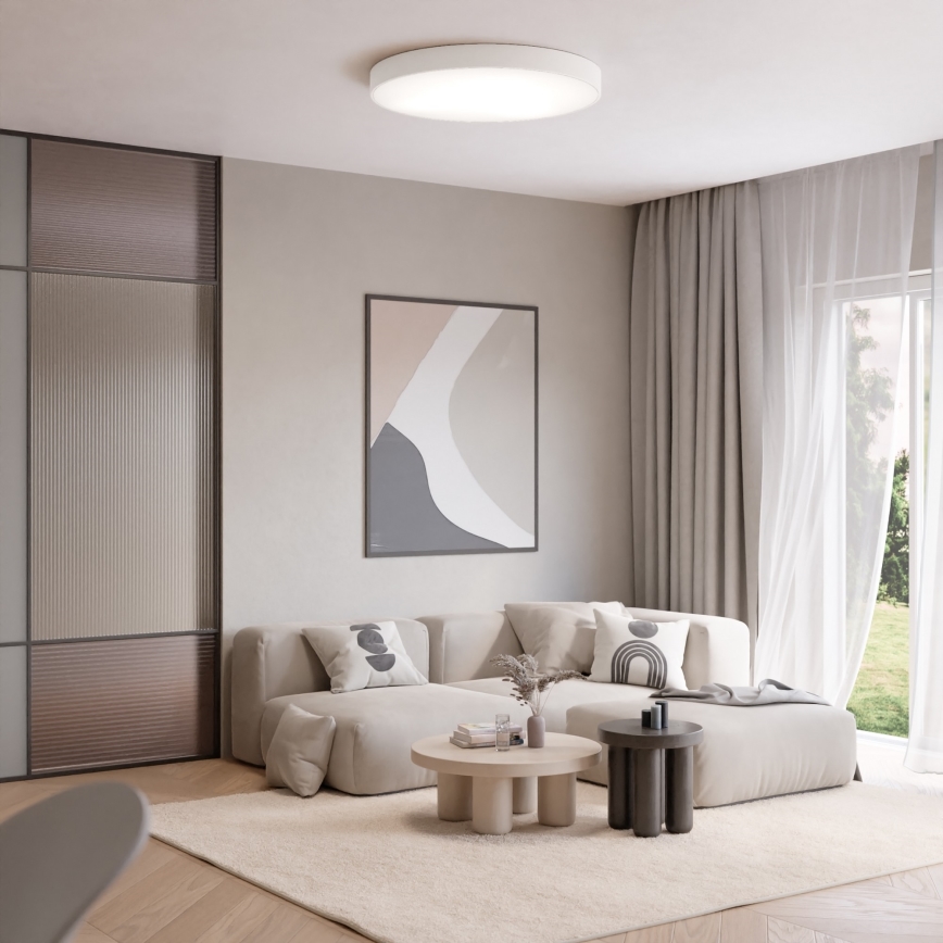 Brilagi - Deckenleuchte mit Sensor CLARE 5xE27/24W/230V Ø 60 cm weiß