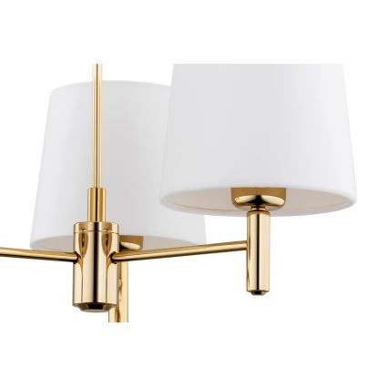 Brilagi - Deckenleuchte mit Stab MONTE 3xE27/15W/230V creme/gold