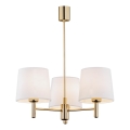 Brilagi - Deckenleuchte mit Stab MONTE 3xE27/60W/230V creme/gold