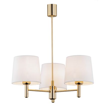 BRILAGI - Deckenleuchte mit Stab MONTE 3xE27/60W/230V creme/gold