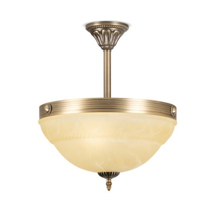 BRILAGI - Deckenleuchte mit Stange DAHLIA 3xE27/40W/230V Ø 37 cm Messing