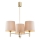 Brilagi - Deckenleuchte mit Stange MONTE 3xE27/15W/230V Beige/Gold