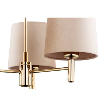 Brilagi - Deckenleuchte mit Stange MONTE 3xE27/15W/230V Beige/Gold