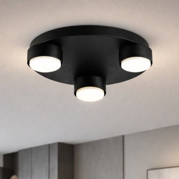 Brilagi - Deckenleuchte MONO 3xGX53/12W/230V Ø 30 cm schwarz