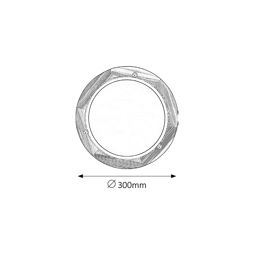 Brilagi - Deckenleuchte ORBIS 1x E27/60W/230V Ø 30 cm Kiefer