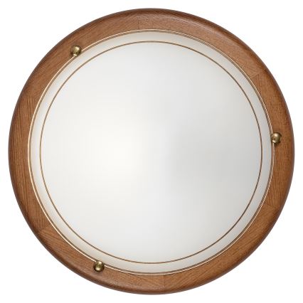 Brilagi - Deckenleuchte ORBIS 1xE27/60W/230V, Durchmesser 30 cm, Kiefer