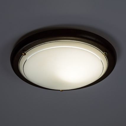 Brilagi - Deckenleuchte ORBIS 1xE27/60W/230V Ø 30 cm Kiefer