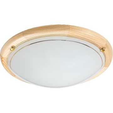 Brilagi - Deckenleuchte ORBIS 2xE27/60W/230V Ø 38 cm Kiefer