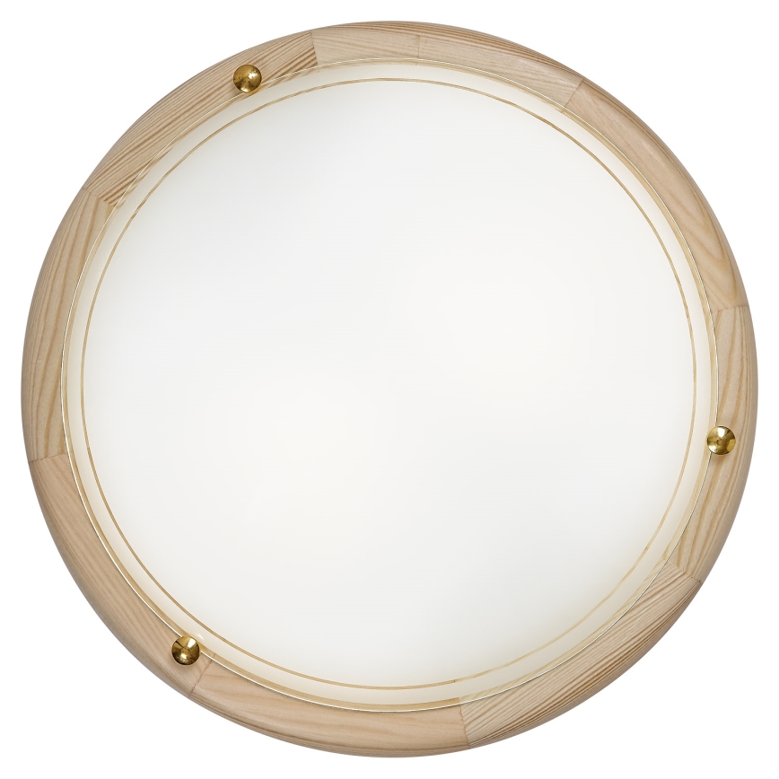 Brilagi - Deckenleuchte ORBIS 2xE27/60W/230V Ø 38 cm Kiefer