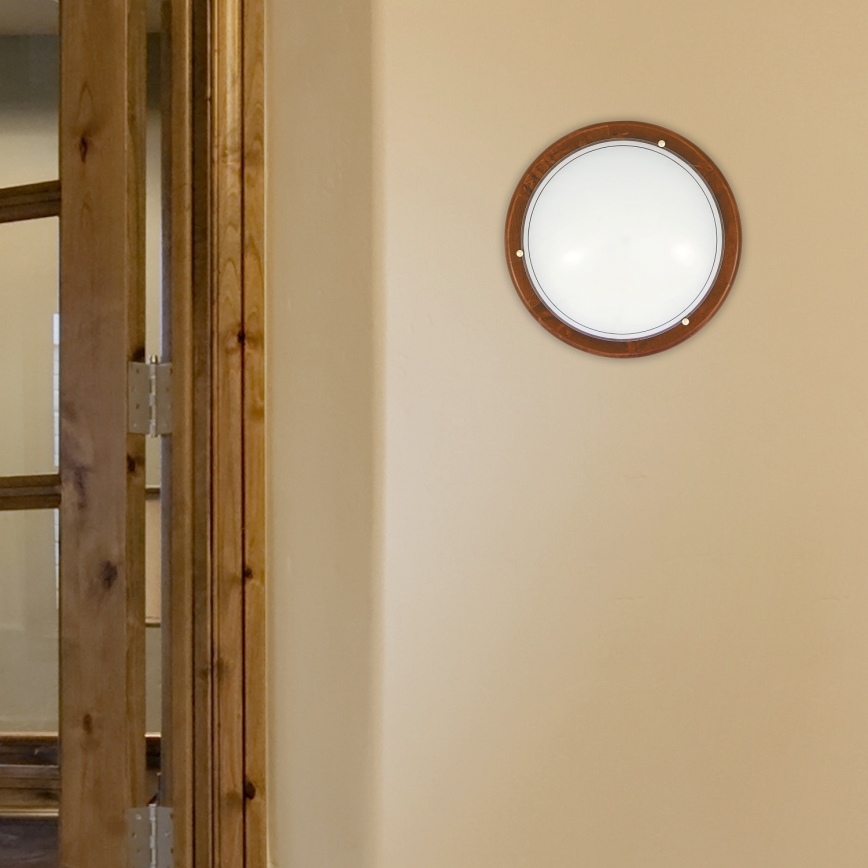 Brilagi - Deckenleuchte ORBIS 2xE27/60W/230V Ø 38 cm Kiefer