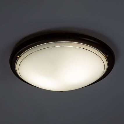 Brilagi - Deckenleuchte ORBIS 2xE27/60W/230V Ø 38 cm Kiefer