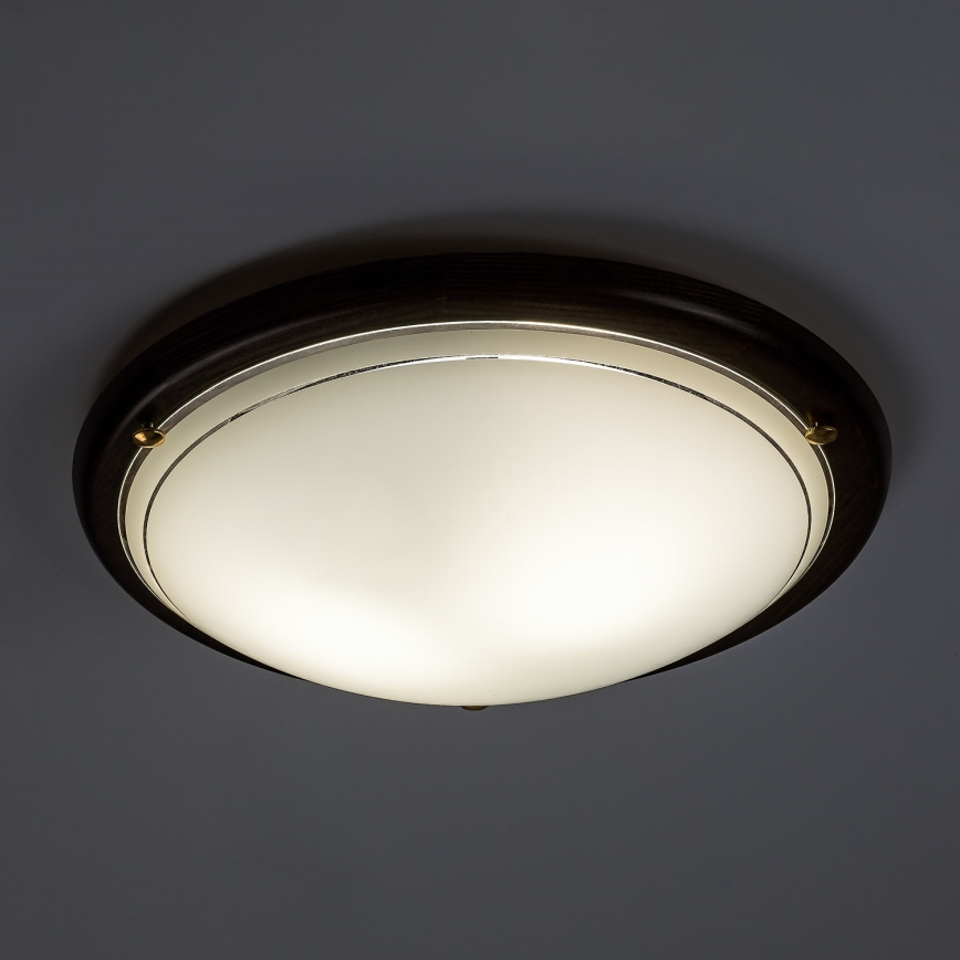 Brilagi - Deckenleuchte ORBIS 2xE27/60W/230V Ø 38 cm Kiefer