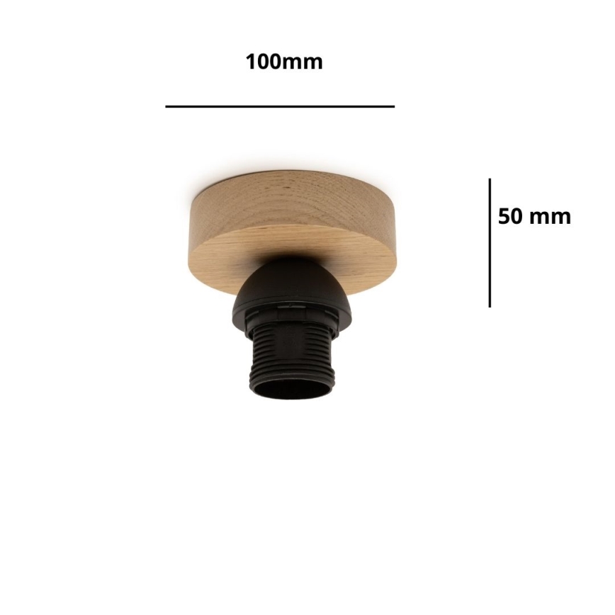 Brilagi - Deckenleuchte PARTY 1xE27/60W/230V Ø 10 cm Eiche