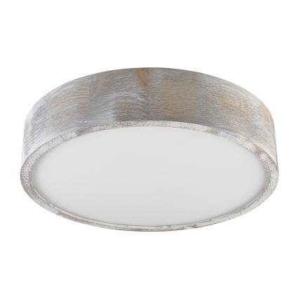 Brilagi - Deckenleuchte PINO 2xE27/15W/230V Kiefer/Silber Ø 37,5 cm