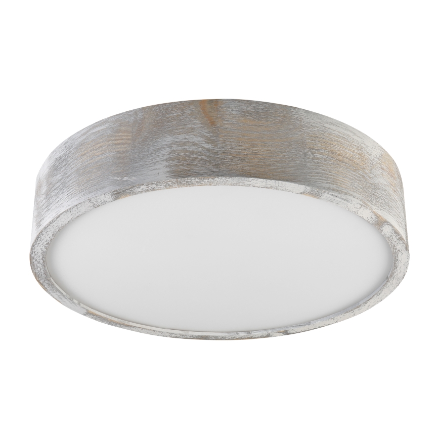 Brilagi - Deckenleuchte PINO 2xE27/15W/230V Kiefer/Silber Ø 37,5 cm