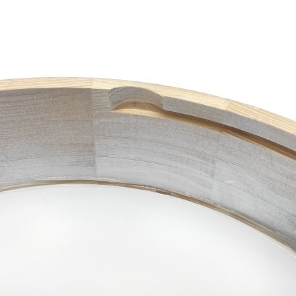 Brilagi - Deckenleuchte PINO 2xE27/15W/230V Kiefer/Silber Ø 37,5 cm