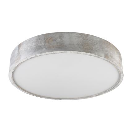 Brilagi - Deckenleuchte PINO 3xE27/15W/230V Kiefer/Silber Ø 47,5 cm