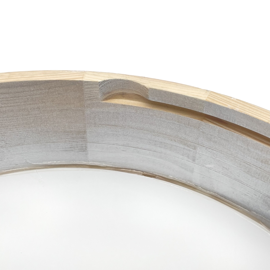 Brilagi - Deckenleuchte PINO 3xE27/15W/230V Kiefer/Silber Ø 47,5 cm