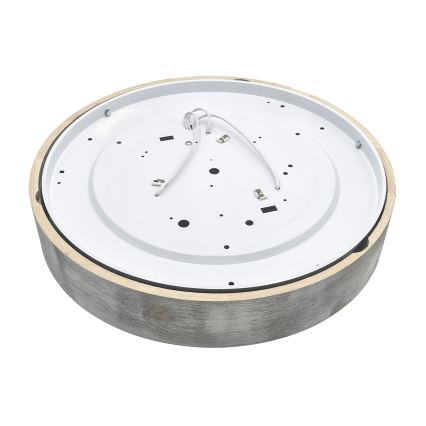 Brilagi - Deckenleuchte PINO 3xE27/15W/230V Kiefer/Silber Ø 47,5 cm